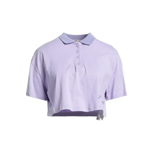【送料無料】 ヒノミネイト レディース Tシャツ トップス Polo shirts Purple 8,480円