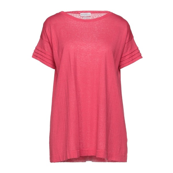 【送料無料】 バランタイン レディース Tシャツ トップス T-shirts Pink｜asty
