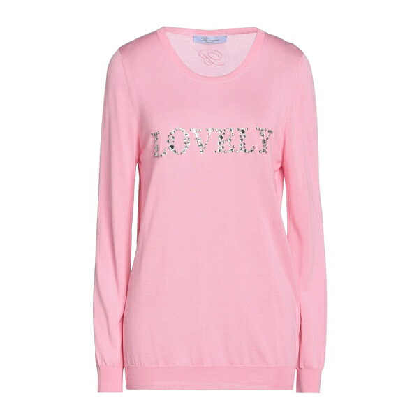 【送料無料】 ブルマリン レディース ニット&セーター アウター Sweaters Pink｜asty