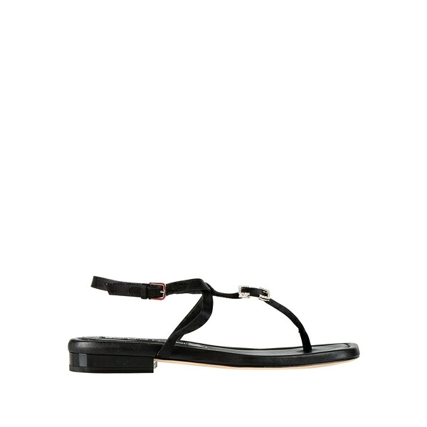 【送料無料】 セルジオロッシ レディース サンダル シューズ Thong sandals Black｜asty