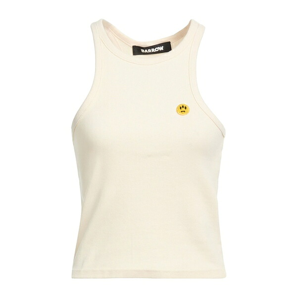 【送料無料】 バロウ レディース Tシャツ トップス Tank tops White