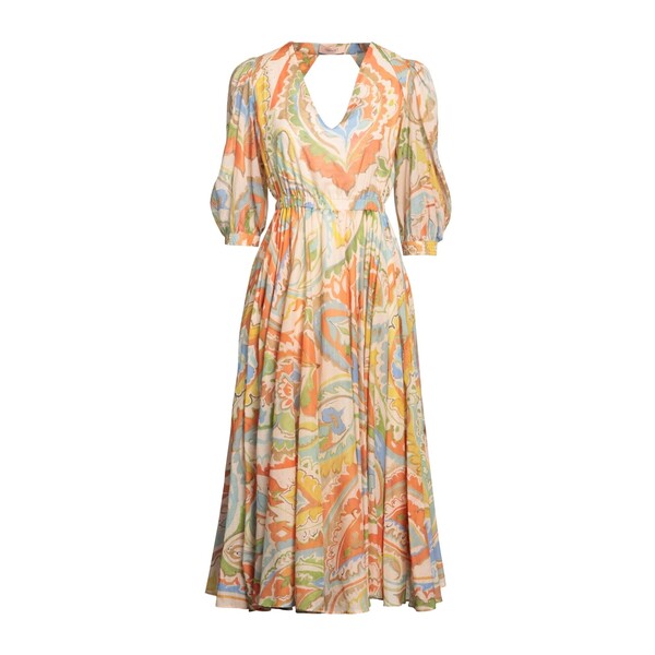 【送料無料】 ツインセット レディース ワンピース トップス Midi dresses Beige