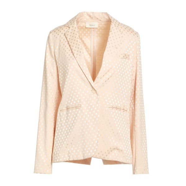 【送料無料】 ヴィコロ レディース ジャケット＆ブルゾン アウター Blazers Beige