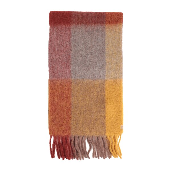 【貨物輸送無料】 羊毛 金持ち レディース えり巻き・袈裟・えり巻き 付属品 Scarves Brown