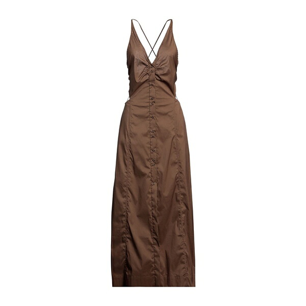 【送料無料】 ガニー レディース ワンピース トップス Maxi dresses Brown