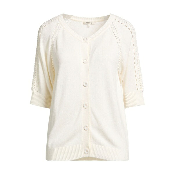 【貨物輸送無料】 ジーグ レディース ジレー アウター Cardigans White