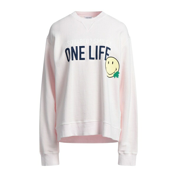 【貨物輸送無料】 ディースクエアード レディース パーカー・スウェットシャツ アウター Sweatshirts Pink
