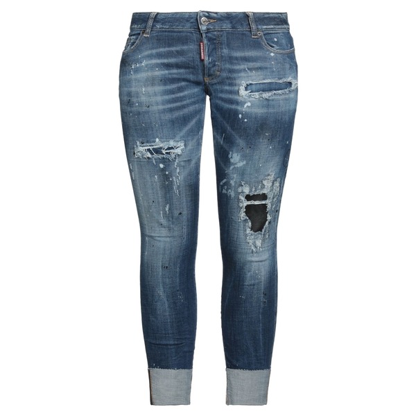 【送料無料】 ディースクエアード レディース デニムパンツ ボトムス Jeans Blue