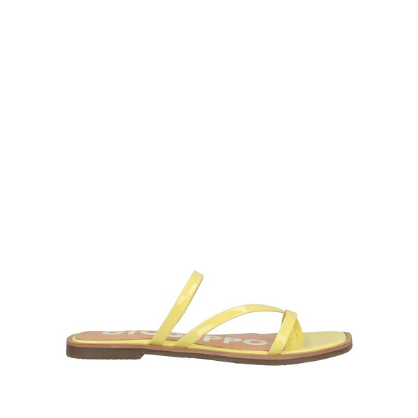 【送料無料】 ジオセッポ レディース サンダル シューズ Thong sandals Yellow