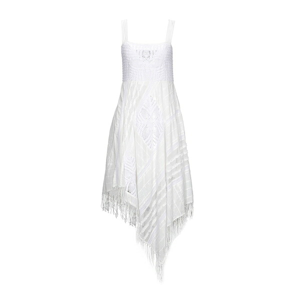 【送料無料】 ツインセット レディース ワンピース トップス Midi dresses White