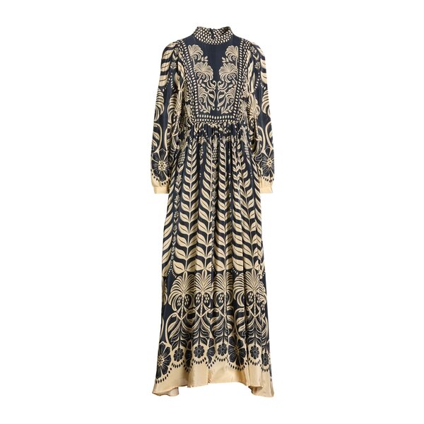 【送料無料】 ファーム リオ レディース ワンピース トップス Maxi dresses Blue|asty