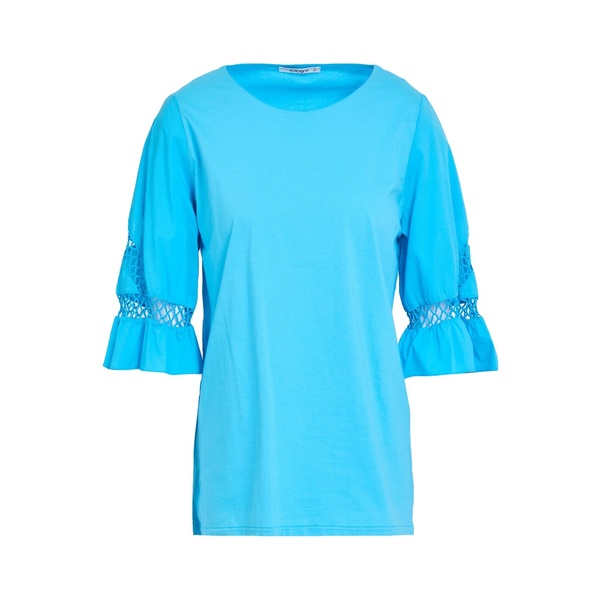 【送料無料】 カングラ レディース Tシャツ トップス Tops Azure