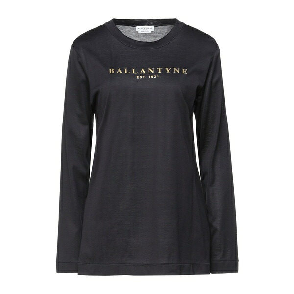【貨物輸送無料】 バランタイン レディース プルオーバー トップス T-shirts Black