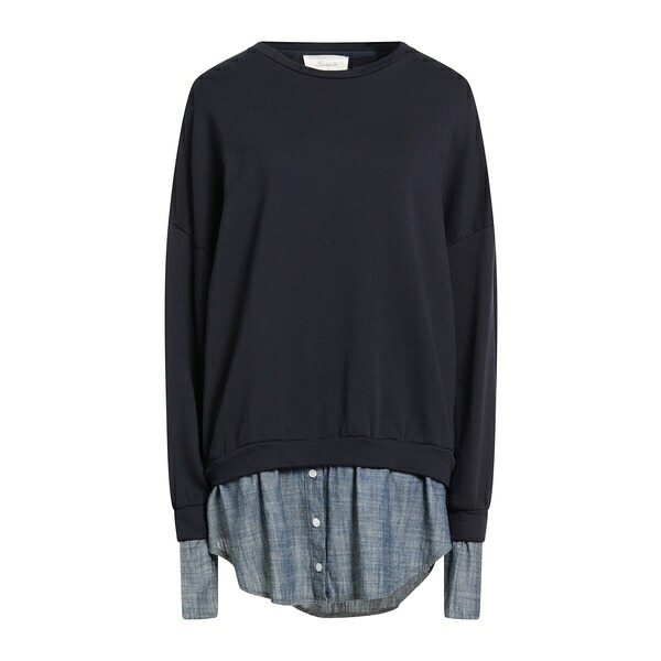 【送料無料】 スーベニアー レディース パーカー・スウェットシャツ アウター Sweatshirts Blue|asty