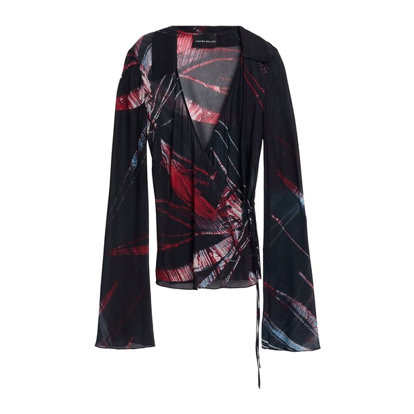【送料無料】 ルイーザ バロウ レディース Tシャツ トップス Tops Black｜asty