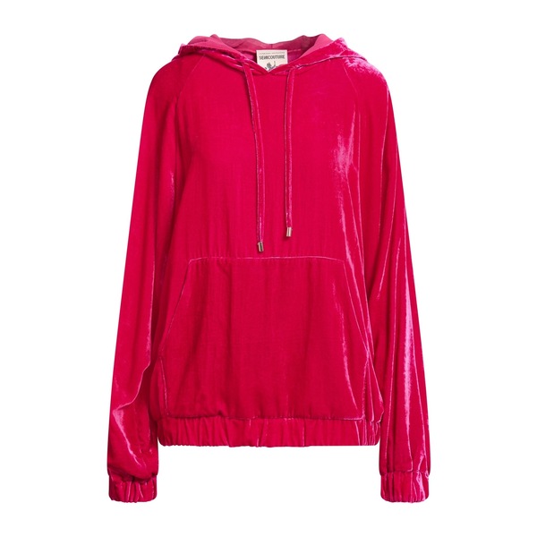 【送料無料】 セミクチュール レディース パーカー・スウェットシャツ アウター Sweatshirts Pink