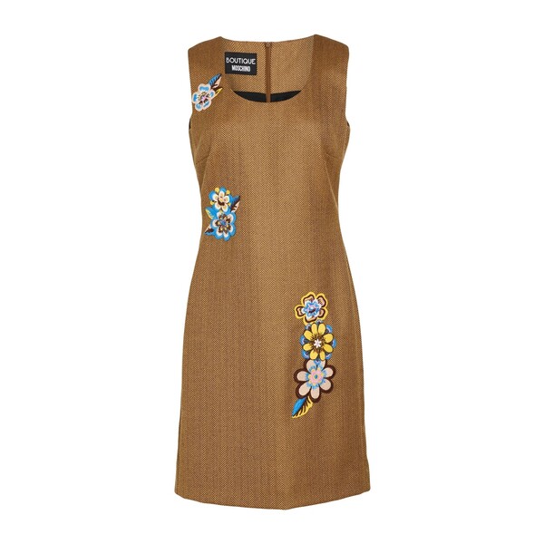 【送料無料】 モスキーノ レディース ワンピース トップス Mini dresses Beige｜asty