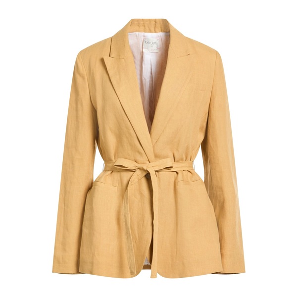 【送料無料】 フォルテ フォルテ レディース ジャケット＆ブルゾン アウター Blazers Beige