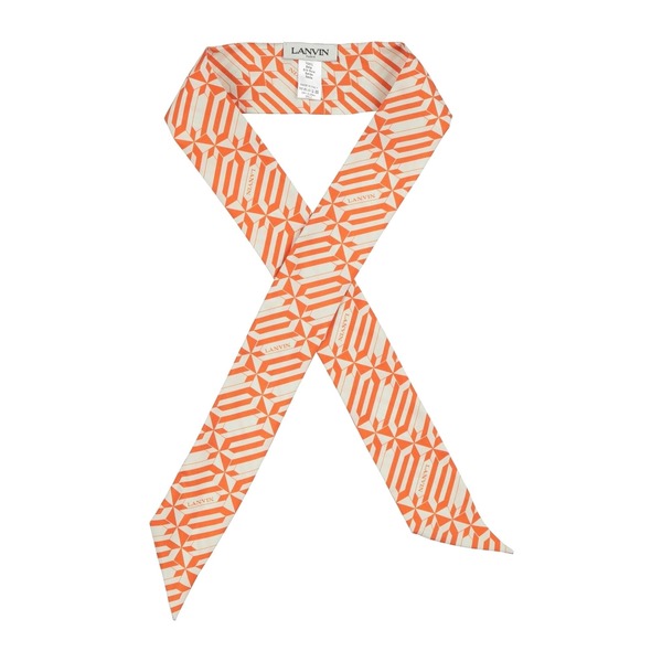 【送料無料】 ランバン レディース マフラー・ストール・スカーフ アクセサリー Scarves Orange
