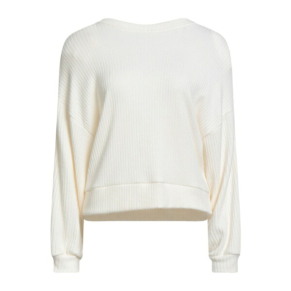 【送料無料】 ハブワン レディース ニット&セーター アウター Sweaters White
