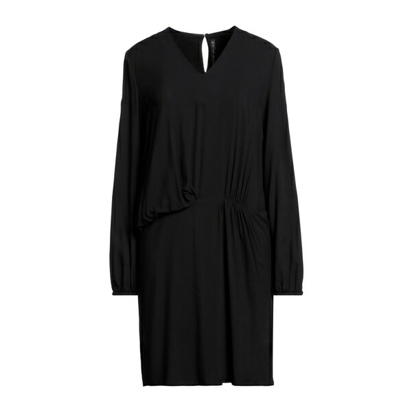【送料無料】 マニラグレース レディース ワンピース トップス Mini dresses Black