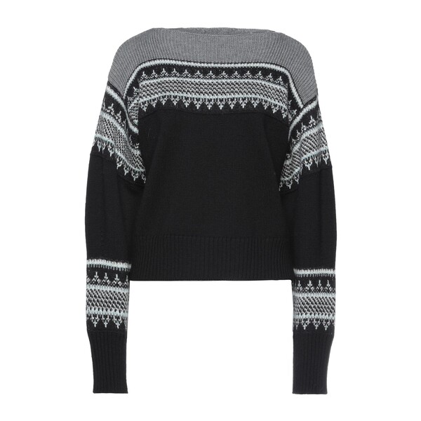 【送料無料】 フィロソフィーデロレンゾセラフィーニ レディース ニット&セーター アウター Sweaters Black｜asty