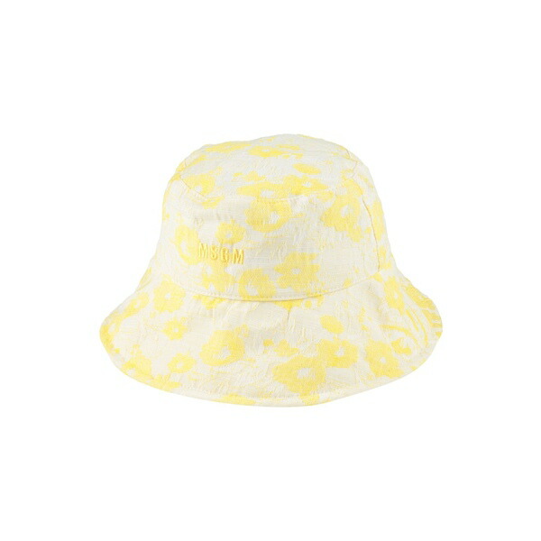 【送料無料】 エムエスジイエム レディース 帽子 アクセサリー Hats Yellow