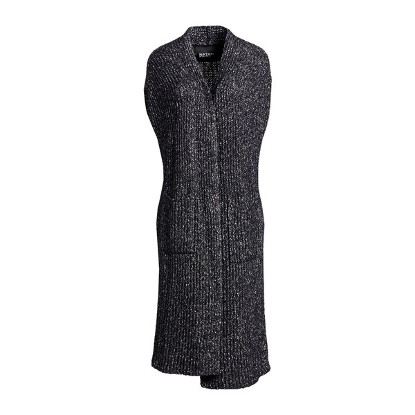 【貨物輸送無料】 ナタン レディース ジレー アウター Cardigans Blue