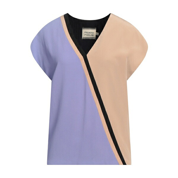 【送料無料】 ファウスト・プリージ レディース Tシャツ トップス Tops Purple