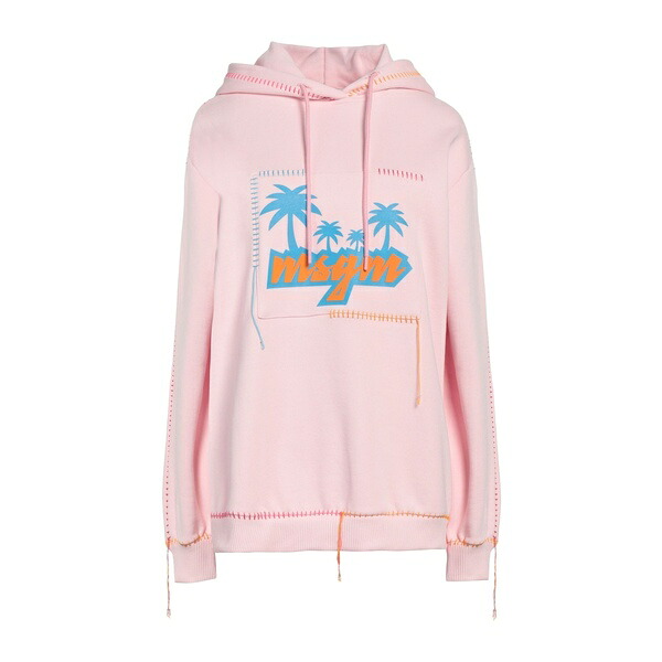 【送料無料】 エムエスジイエム レディース パーカー・スウェットシャツ アウター Sweatshirts Pink｜asty 47,880円