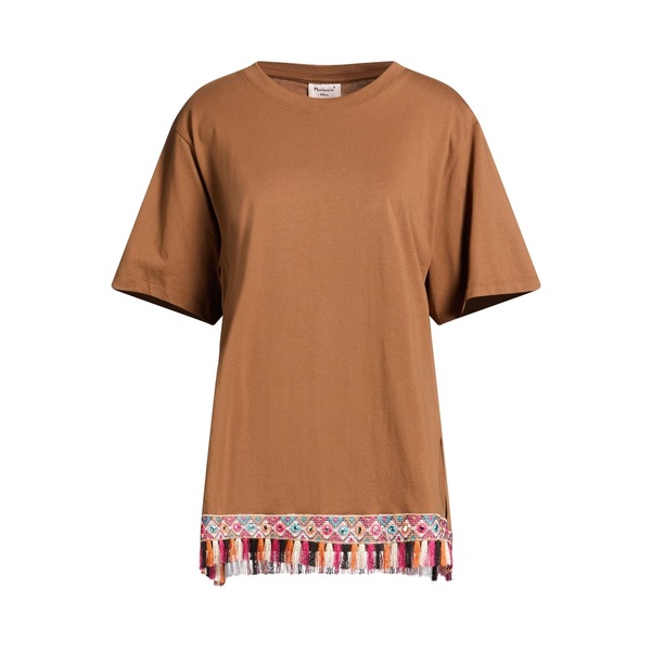 【貨物輸送無料】 マリウッチャ レディース プルオーバー トップス T-shirts Beige