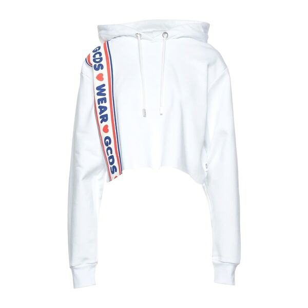 【送料無料】 ジーシーディーエス レディース パーカー・スウェットシャツ アウター Sweatshirts White|asty