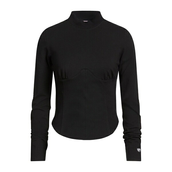 【送料無料】 シアラフェラーニ レディース Tシャツ トップス T-shirts Black