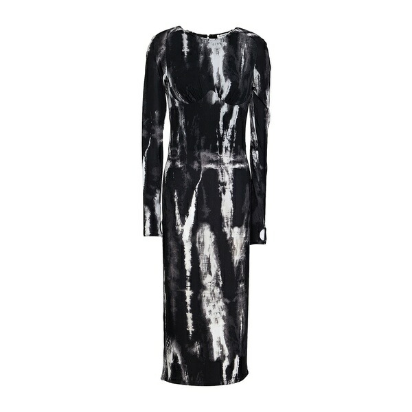 【送料無料】 アレッサンドロ ヴィジランテ レディース ワンピース トップス Midi dresses Black