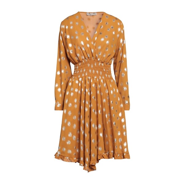 【送料無料】 ブティック デ ラ ファム レディース ワンピース トップス Mini dresses Beige