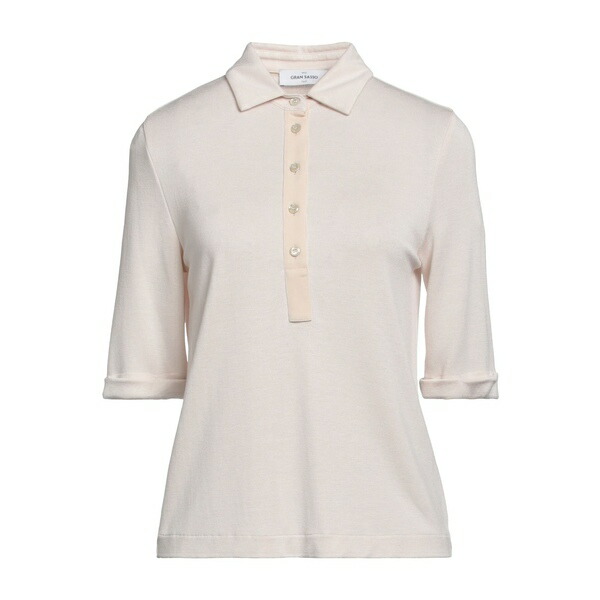 【送料無料】 グランサッソ レディース Tシャツ トップス Polo shirts Beige 27,170円