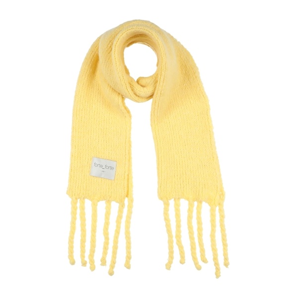 【送料無料】 フォルテ フォルテ レディース マフラー・ストール・スカーフ アクセサリー Scarves Yellow