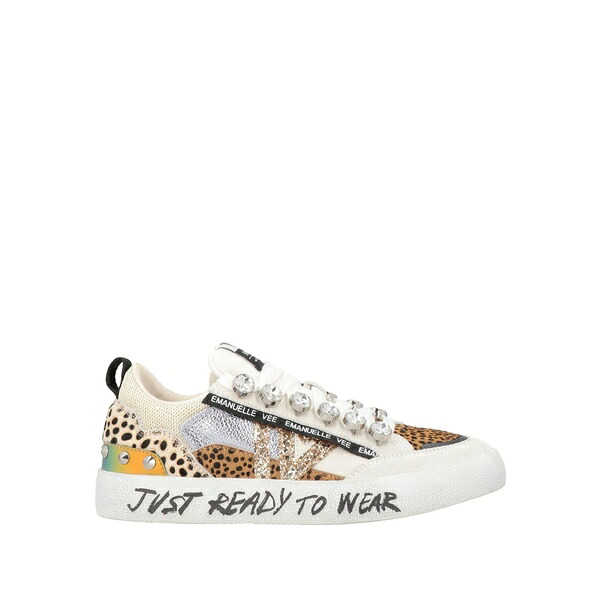 【送料無料】 エマヌエーレ ヴェー レディース スニーカー シューズ Sneakers Beige