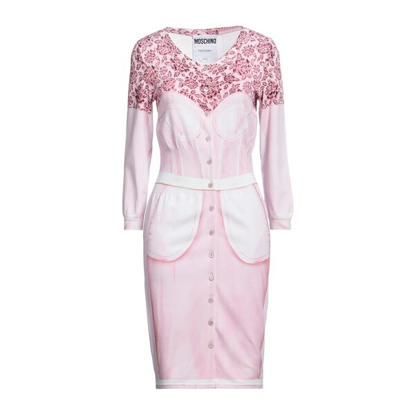 【送料無料】 モスキーノ レディース ワンピース トップス Midi dresses Pink
