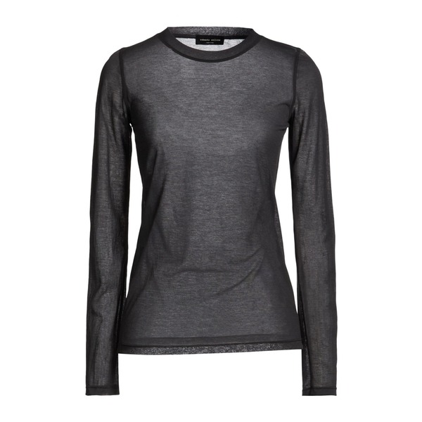 【送料無料】 ロベルトコリーナ レディース Tシャツ トップス T-shirts Black|asty