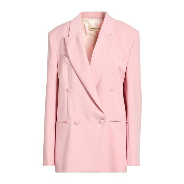 【送料無料】 ナインミニッツ レディース ジャケット＆ブルゾン アウター Blazers Pink