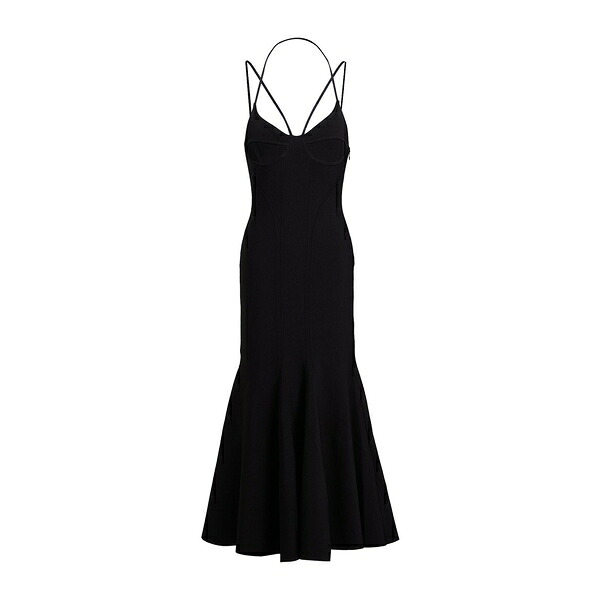 【送料無料】 マックイーン レディース ワンピース トップス Maxi dresses Black