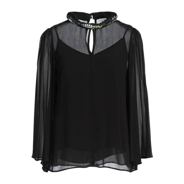 【送料無料】 ネネット レディース Tシャツ トップス Tops Black