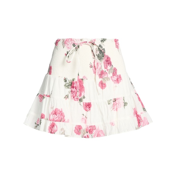 【送料無料】 ラブスハックファンシー レディース スカート ボトムス Mini skirts White