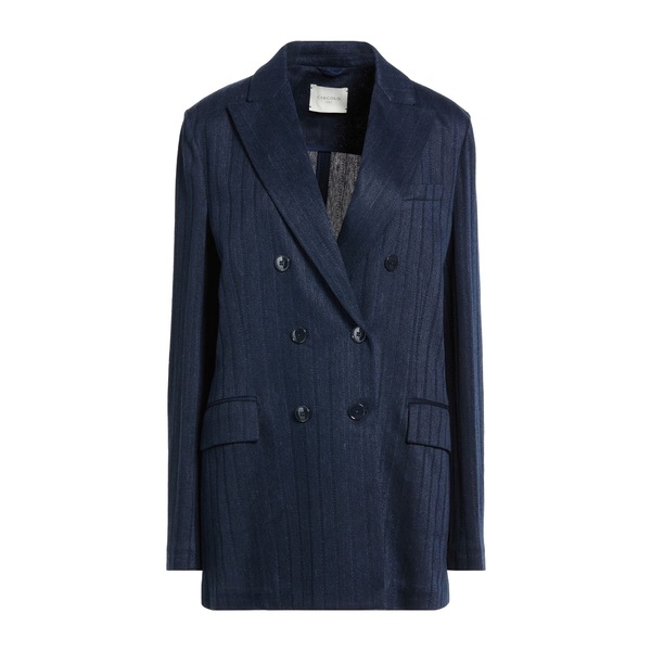 【送料無料】 チルコロ1901 レディース ジャケット＆ブルゾン アウター Blazers Blue