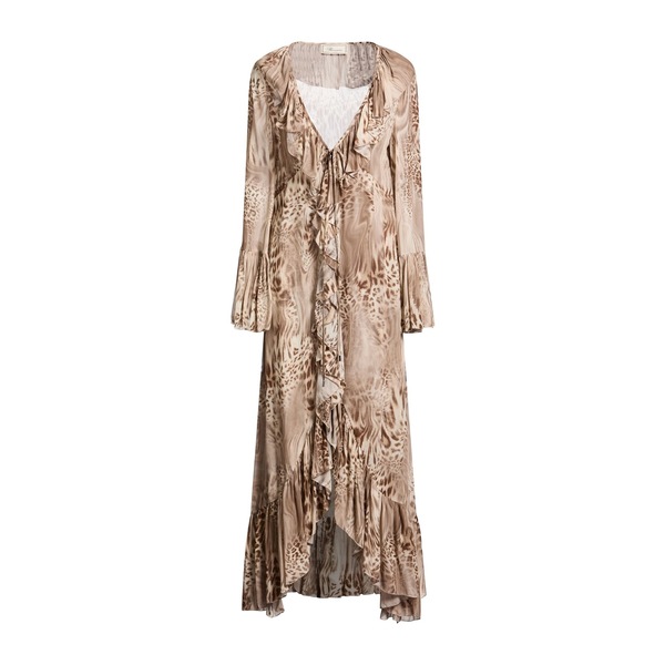 【送料無料】 ブルマリン レディース ワンピース トップス Maxi dresses Brown