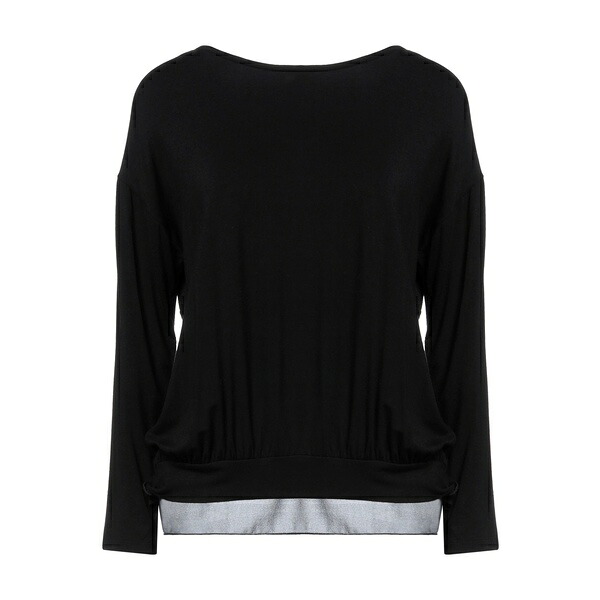 【貨物輸送無料】 フラコミーナ レディース プルオーバー トップス T-shirts Black