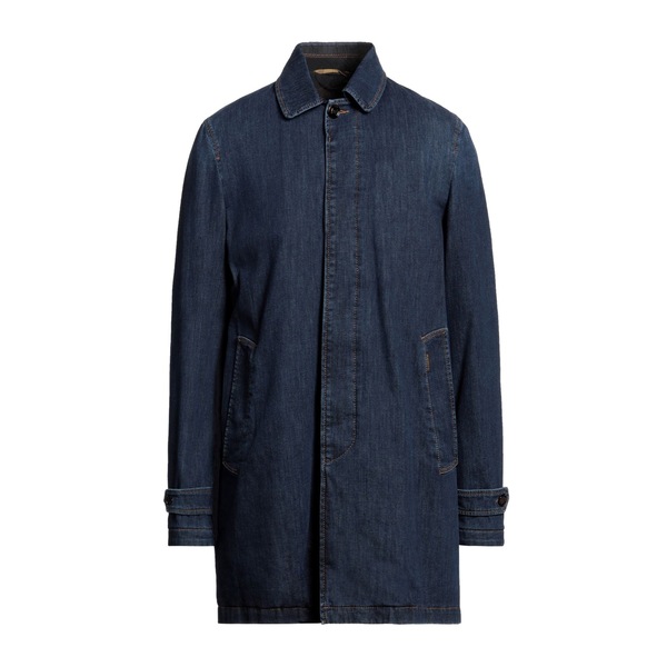 【貨物輸送無料】 ムーレー メンズ 上衣＆上衣 アウター Overcoats \u0026 Trench Coats Blue