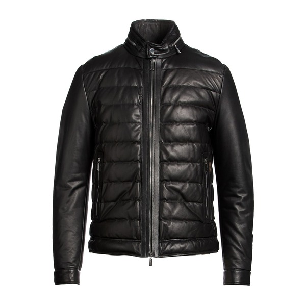 【貨物輸送無料】 ムーレー メンズ 上衣＆上衣 アウター Puffers Black