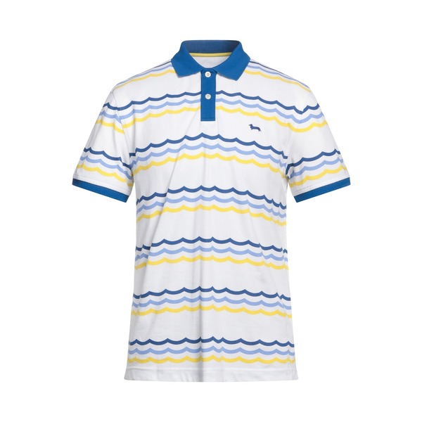 【貨物輸送無料】 ハーモント \u0026 知恵袋 メンズ プルオーバー トップス Polo shirts White